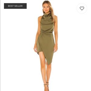 ELLIATT Revolve Camo dress in KHAKI